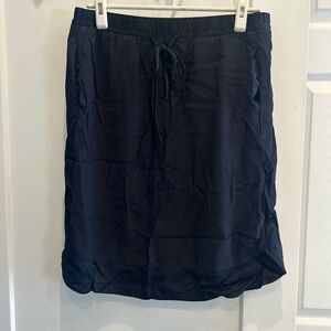 Ann Taylor Loft silk trim skirt